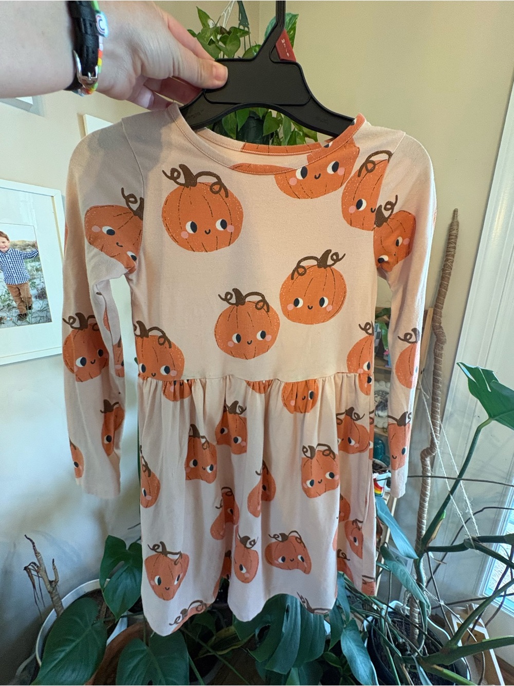 H&M Pumpkin Print Dress -